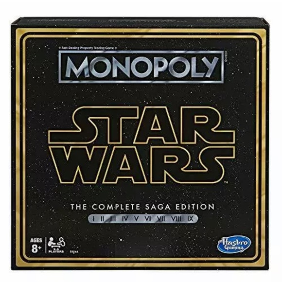 Hasbro Other - Monopoly: Star Wars The Complete Saga Edition Game